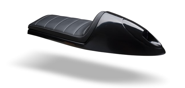 "Uzun Klasik B" Universal Cafe Racer koltuğu (siyah)