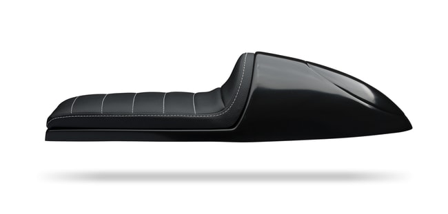 "Uzun Klasik C" Universal Cafe Racer koltuğu (siyah)