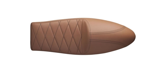 Selle Universal Cafe Racer "FL Classic" (marron clair)