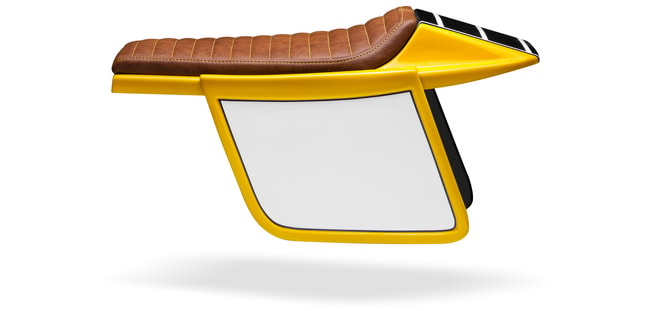 Scaun universal cu șenile plate "F-Racer" (maro)