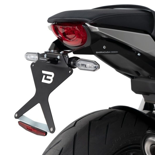 Orijinal dönüş sinyallerine özel Honda CB1000R 2018-2022 için Barracuda plaka kiti