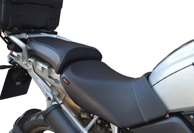Seat cover for BMW R1200GS '04-'12 black-grey (B)