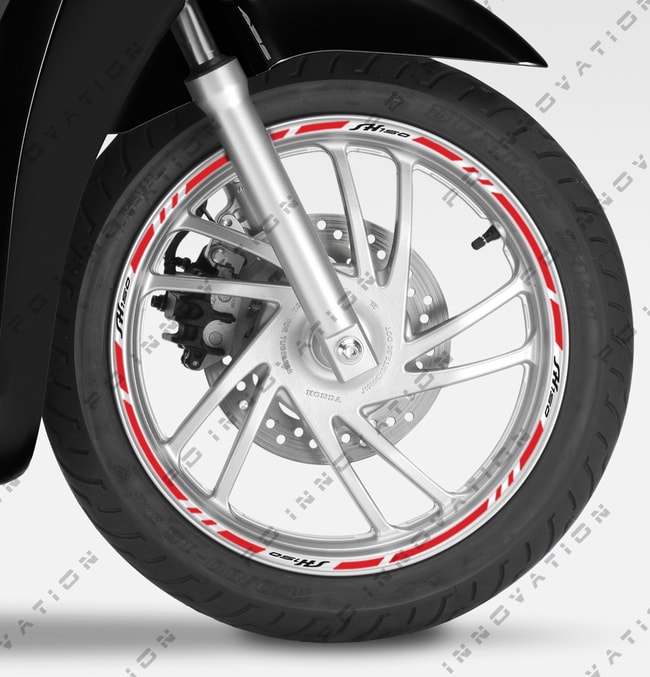 Cinta adhesiva para ruedas Honda SH150i con logos