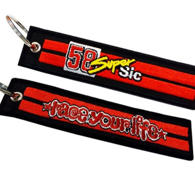 Marco Simoncelli 58 double sided key ring (1 pc.)