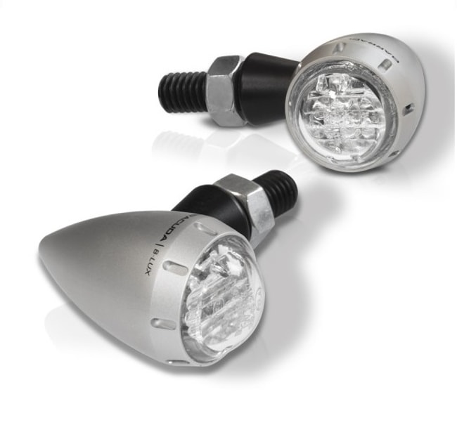 Barracuda S-LED indicators silver (pair)