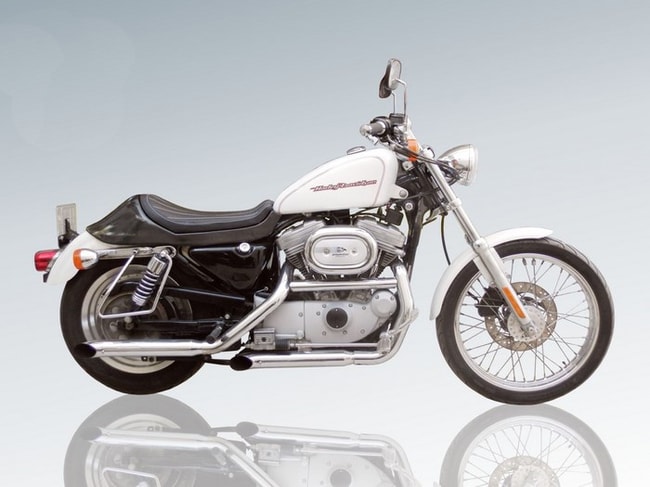 Selle Cafe Racer pour Harley-Davidson Sportster '01-'03 (marron)
