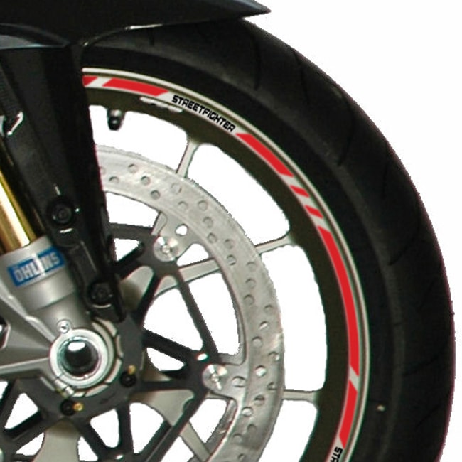 Αυτοκόλλητη ταινία τροχών Ducati Streetfighter με λογότυπα