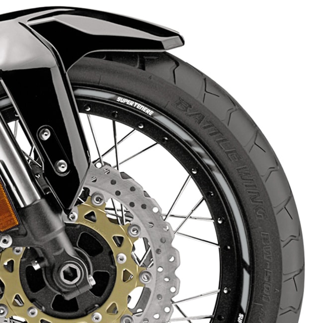 Cinta adhesiva para ruedas Yamaha Super Tenere con logos