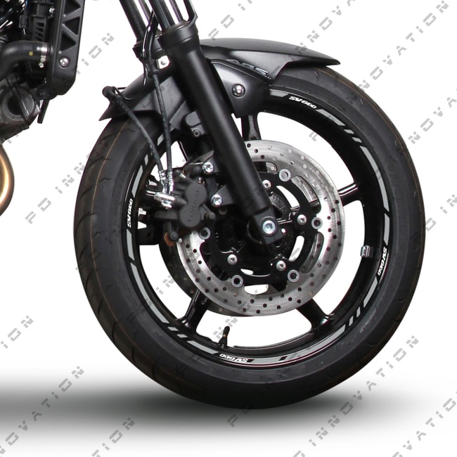 Cinta adhesiva para ruedas Suzuki SV650 con logos