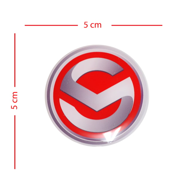 3D-emblemklistermärke för SYM-modeller (∅5 cm)