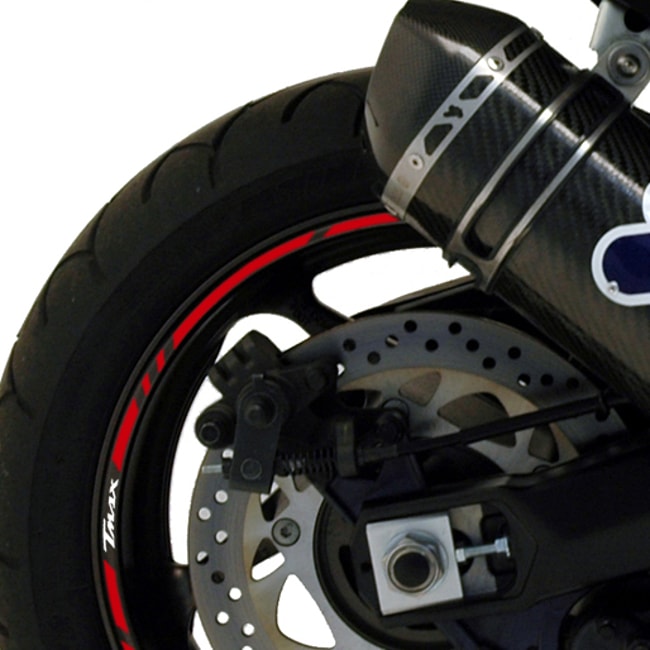 Yamaha T-Max velgstrepen met logo's