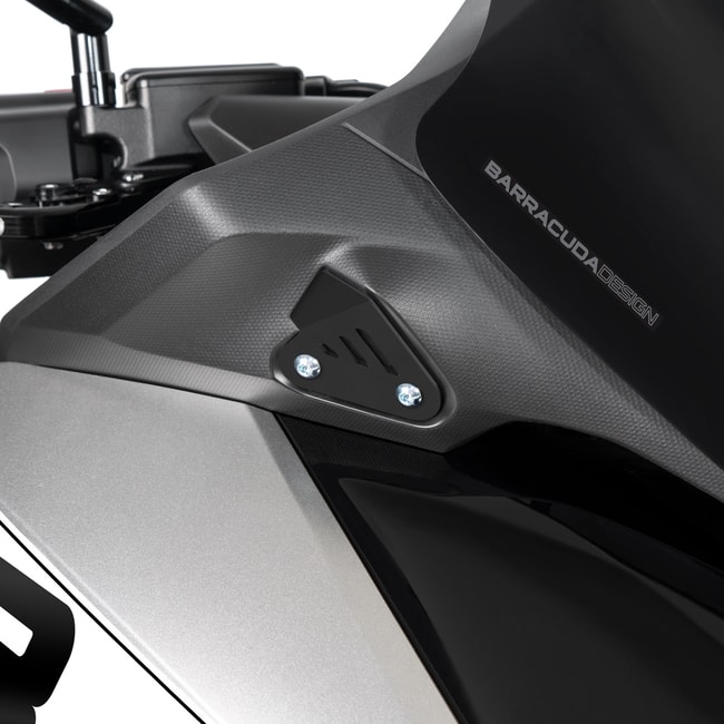 Barracuda mirror blanking plates for Honda Forza 750 2021-2023