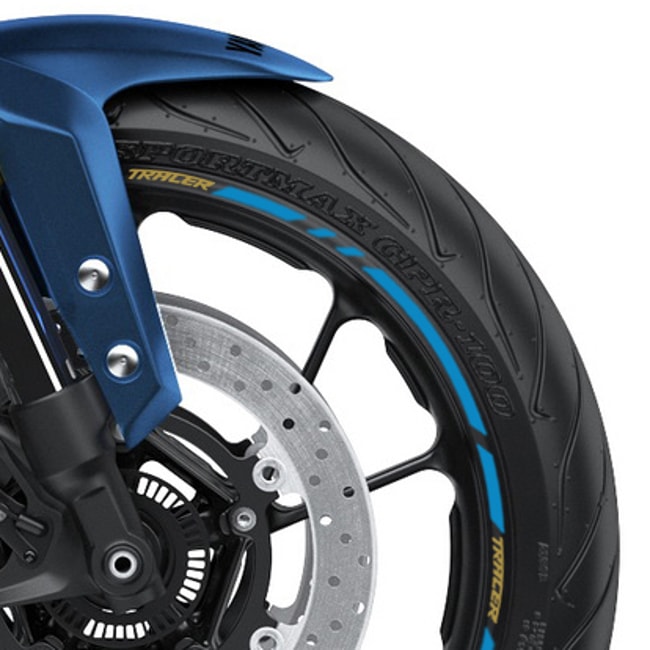 Yamaha Tracer wheel rim stripes with logos