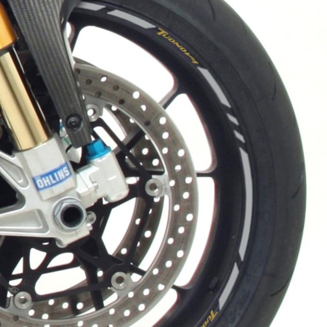 Cinta adhesiva para ruedas Aprilia Tuono V4 con logos