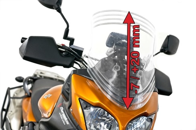 Windscreen adjuster with GPS bracket for Suzuki V-Strom DL650 2012-2016