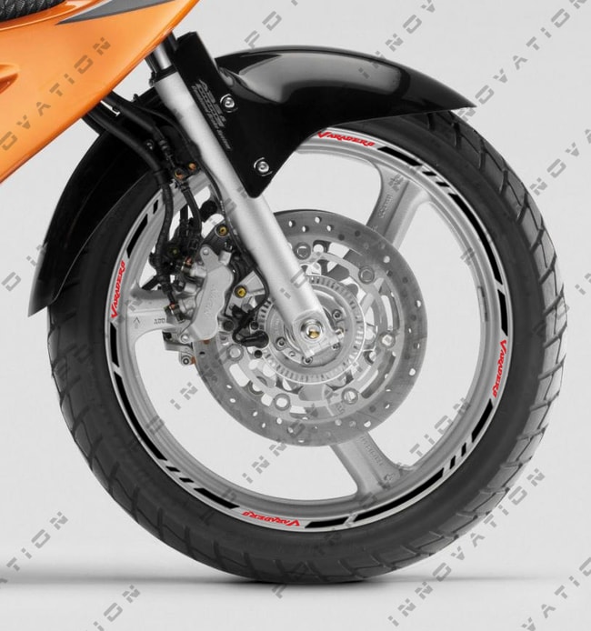 Honda Varadero wheel rim stripes with logos