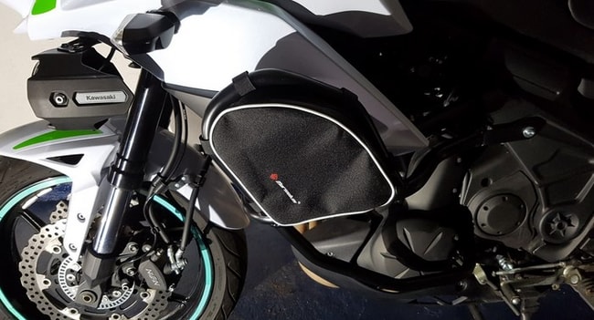 Kawasaki Versys 650 2015-2020 için RD Moto çarpma çubukları için çantalar