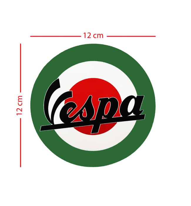 Adhesivo emblema Vespa (12 cm)