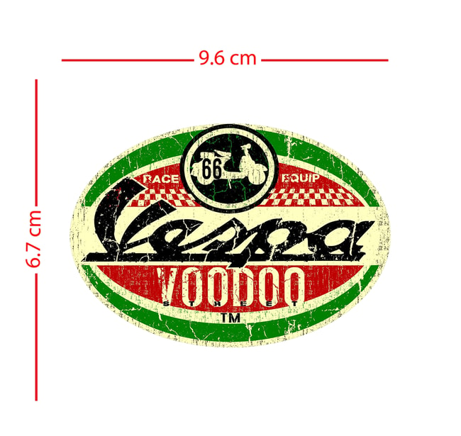 Vespa "Voodoo"-sticker
