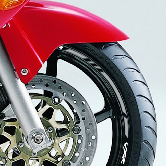 Honda VFR wheel rim stripes with logos