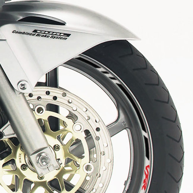 Honda VFR wheel rim stripes with logos