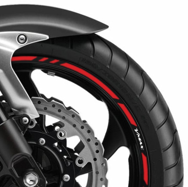 Cinta adhesiva para ruedas Yamaha V-Max con logos