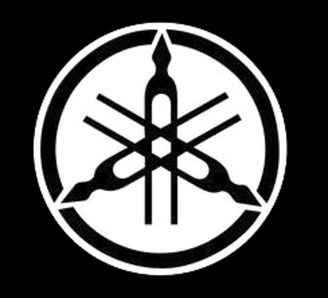 Naklejka z emblematem Yamaha