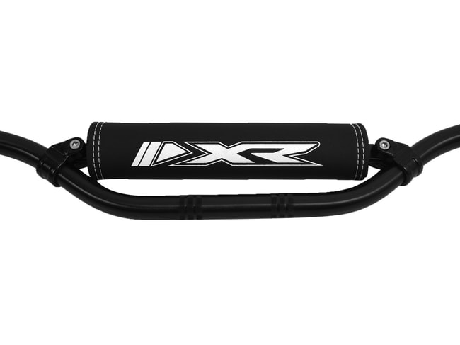 XR için beyaz logolu siyah çapraz çubuk pedi