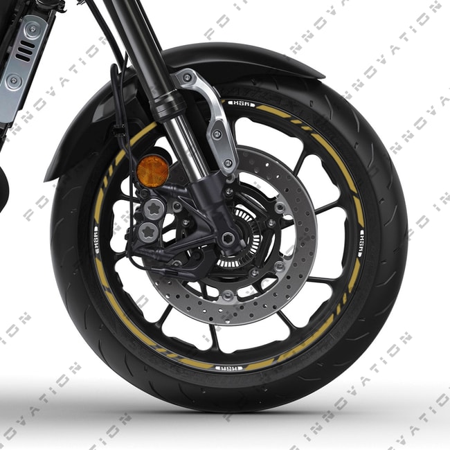 Yamaha XSR wheel rim stripes with logos