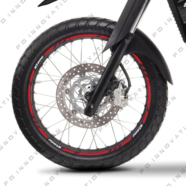 Strisce ruote Yamaha XT600 con logo