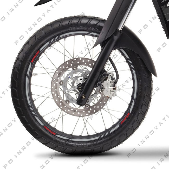 Cinta adhesiva para ruedas Yamaha XT600 con logos