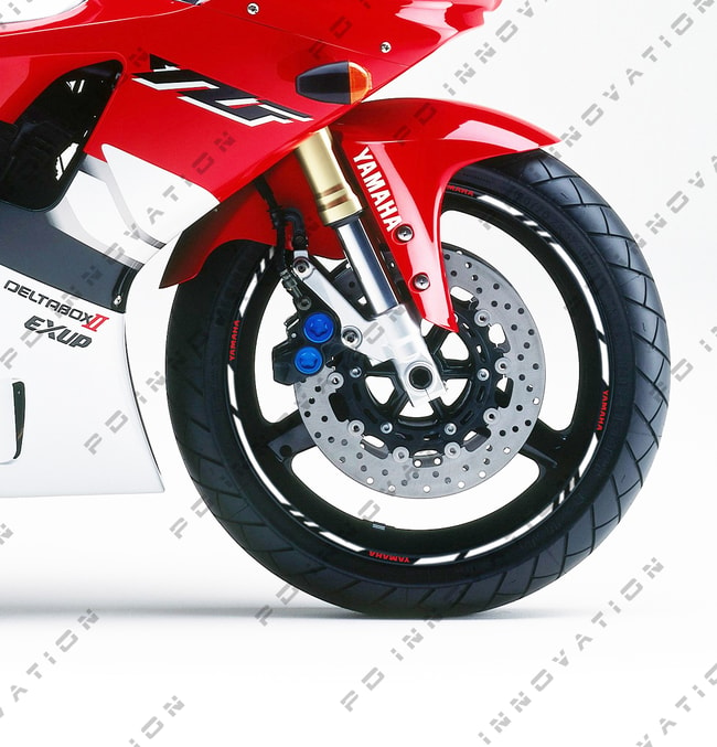 Strisce ruote Yamaha con logo