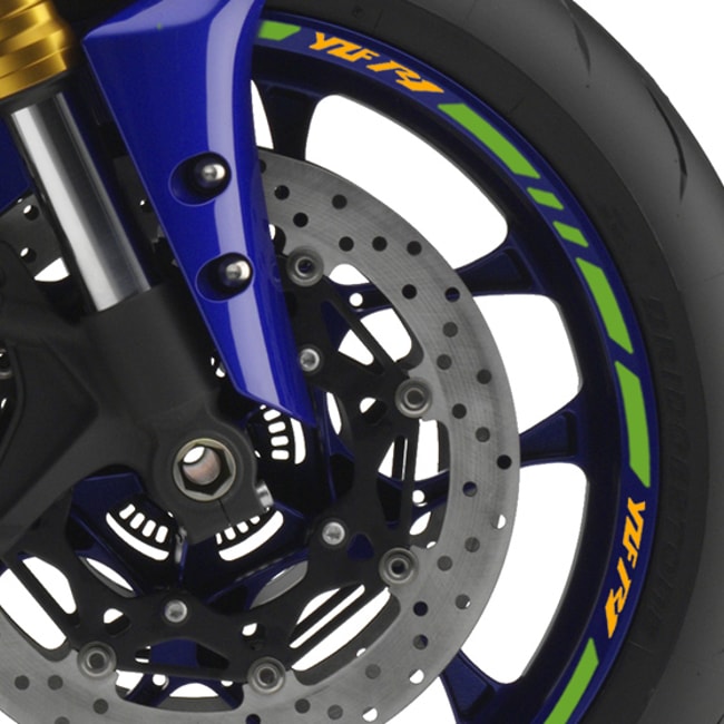 Strisce ruote Yamaha YZF-R1 con logo