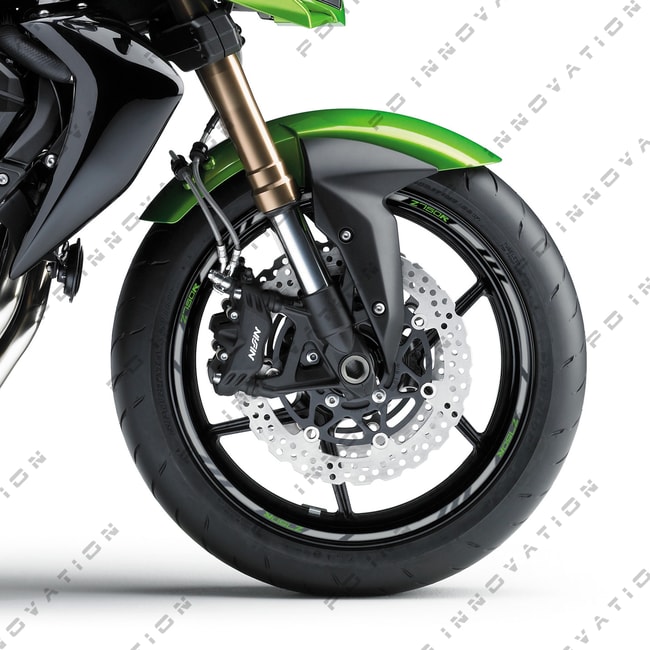 Cinta adhesiva para ruedas Kawasaki Z750R con logos