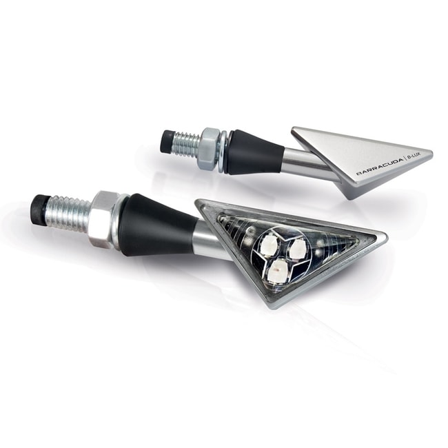 Barracuda Z-LED knipperlichten zilver (paar)