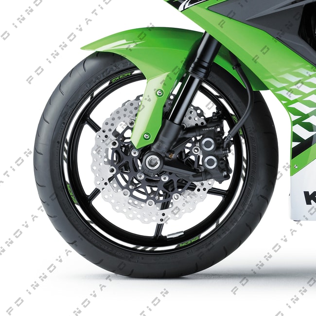 Strisce ruote Kawasaki ZX-10R con logo