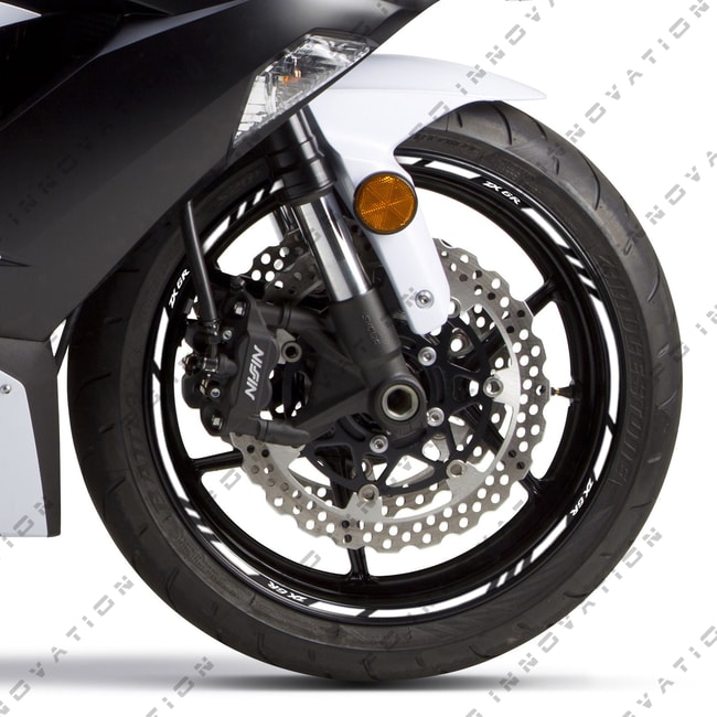 Cinta adhesiva para ruedas Kawasaki ZX-6R con logos