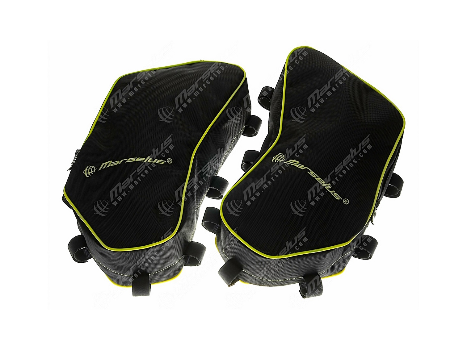 Bags for Heed crash bars for Yamaha Tenere 700 20192022 (yellow fluo