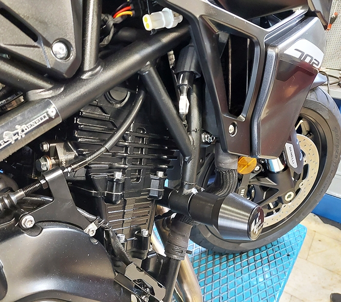 Tankpad Aufkleber Für Benelli TRK 702X 2023-2024 - Tankschutz 3-teilig