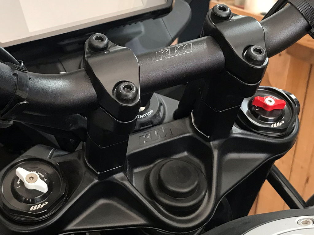 Handlebar risers for KTM 390 Adventure '20'22