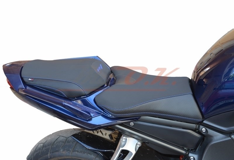 Seat cover compatible with Yamaha FZ1-S Fazer 2006-2015 black with