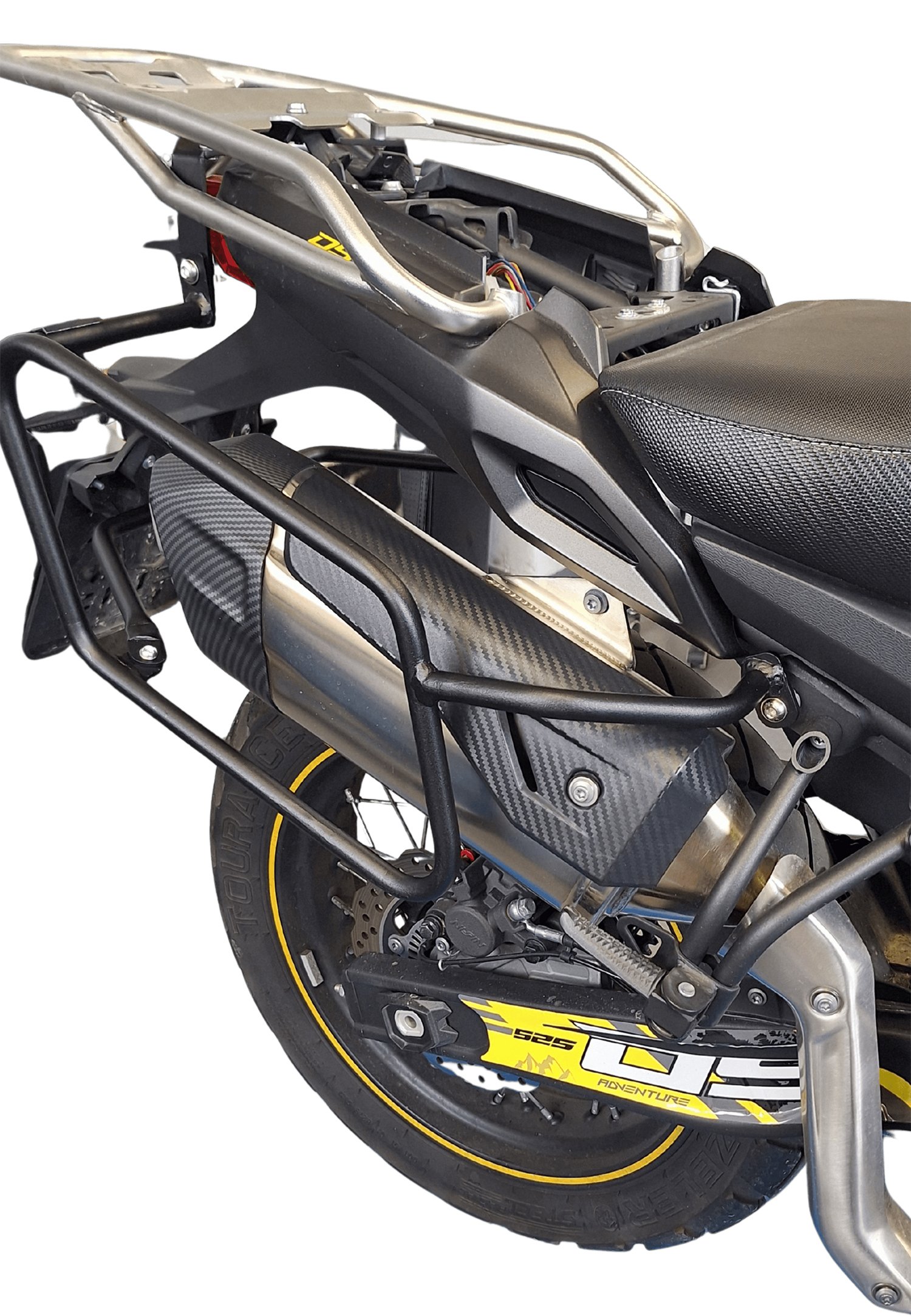 MOTORISE yumuşak çantalar, Voge DS525X 2023-2025 ile uyumlu yan MOTORISE yumuşak çantalar, Voge DS525X 2023-2025 ile uyumlu yan
