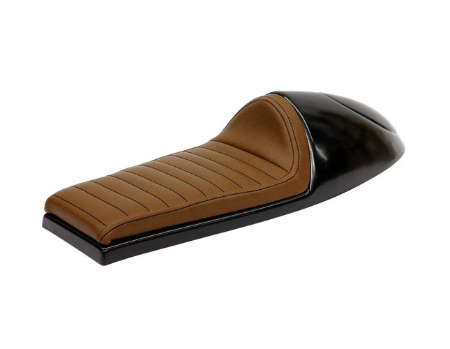 "Long Classic C" Universal Cafe Racer seat (brown)