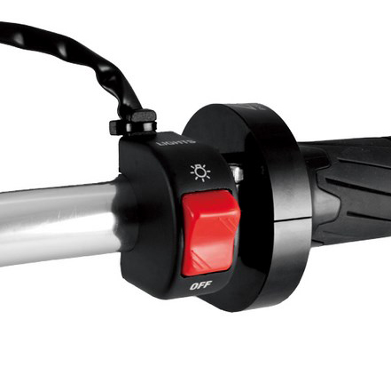Handlebar switch for auxiliary lights