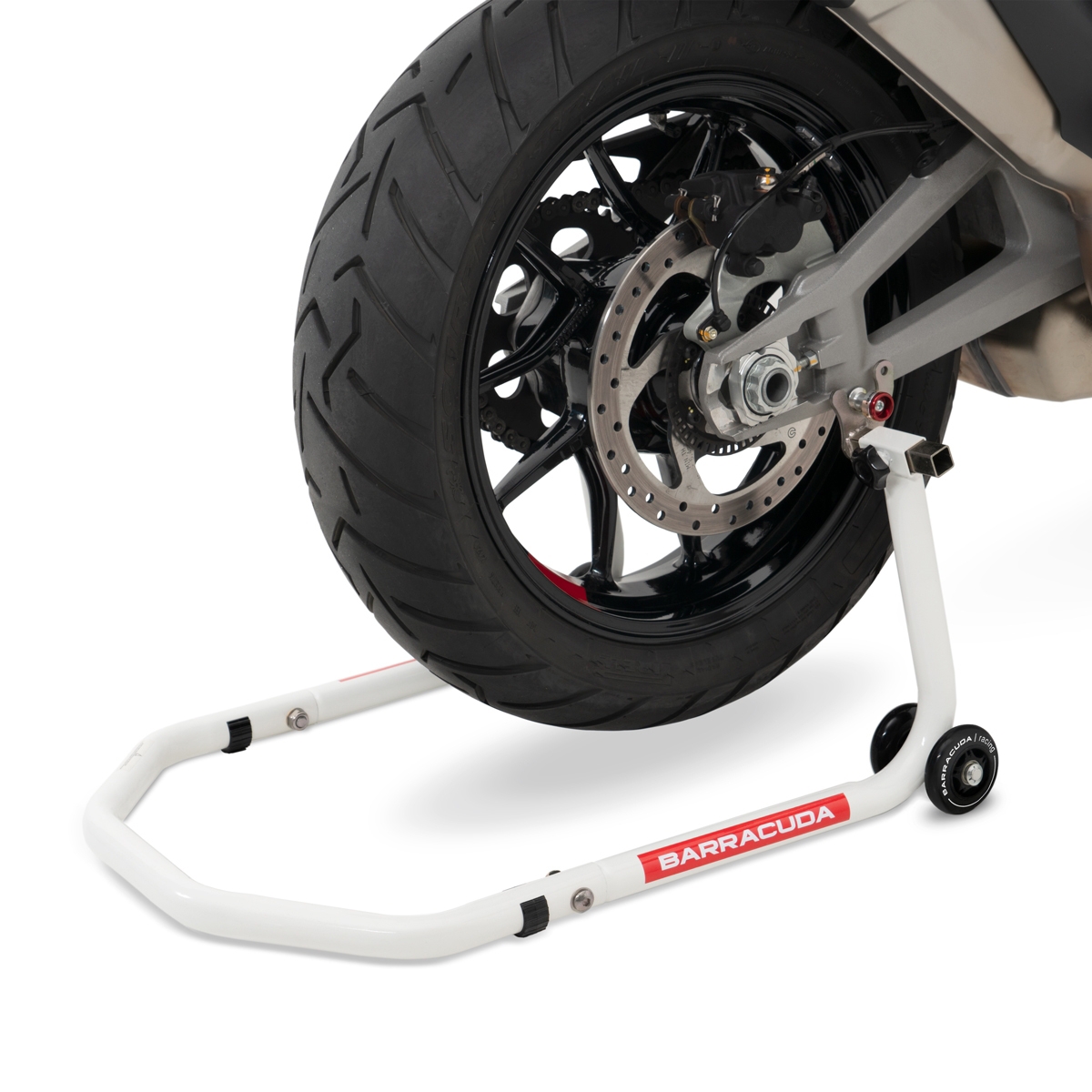 Barracuda paddock stand with "U" adapters