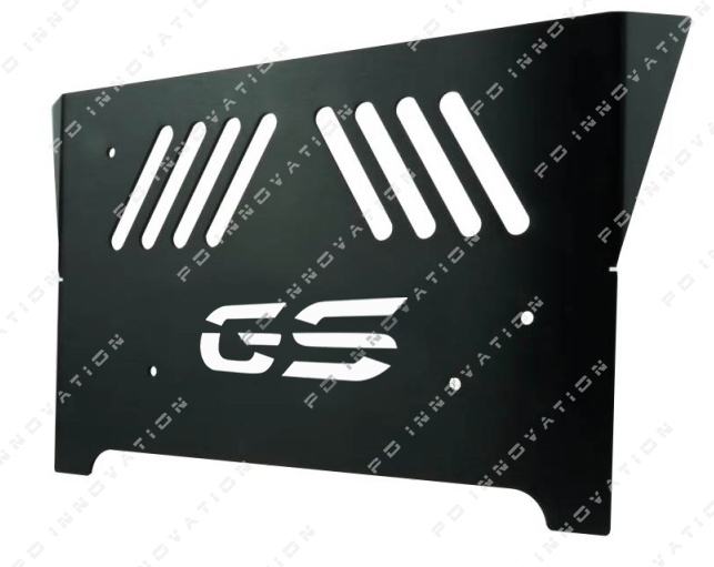 Center stand skid plate for BMW R1200GS LC '13'18 black