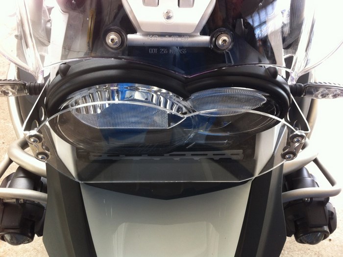Headlight guard for BMW R1200GS / Adventure '04-'12 (polycarbonate)
