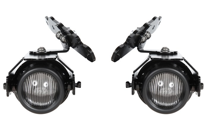 Fog lights kit with mounting brackets for Honda XRV750 Africa Twin '93-'00