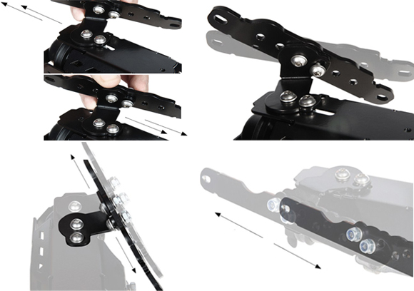 Fog lights brackets for Triumph Tiger 1050 '07-'15
