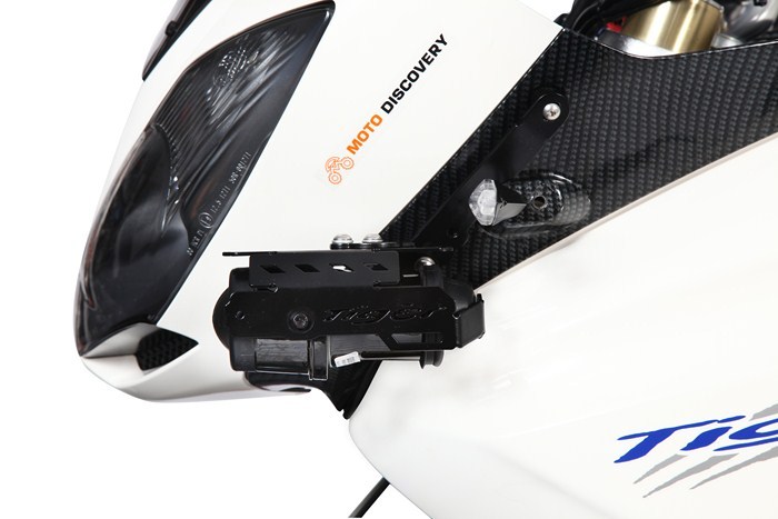 Zadelhoes compatibel met Triumph Tiger 1050 2007-2013 zwart met zwarte naden